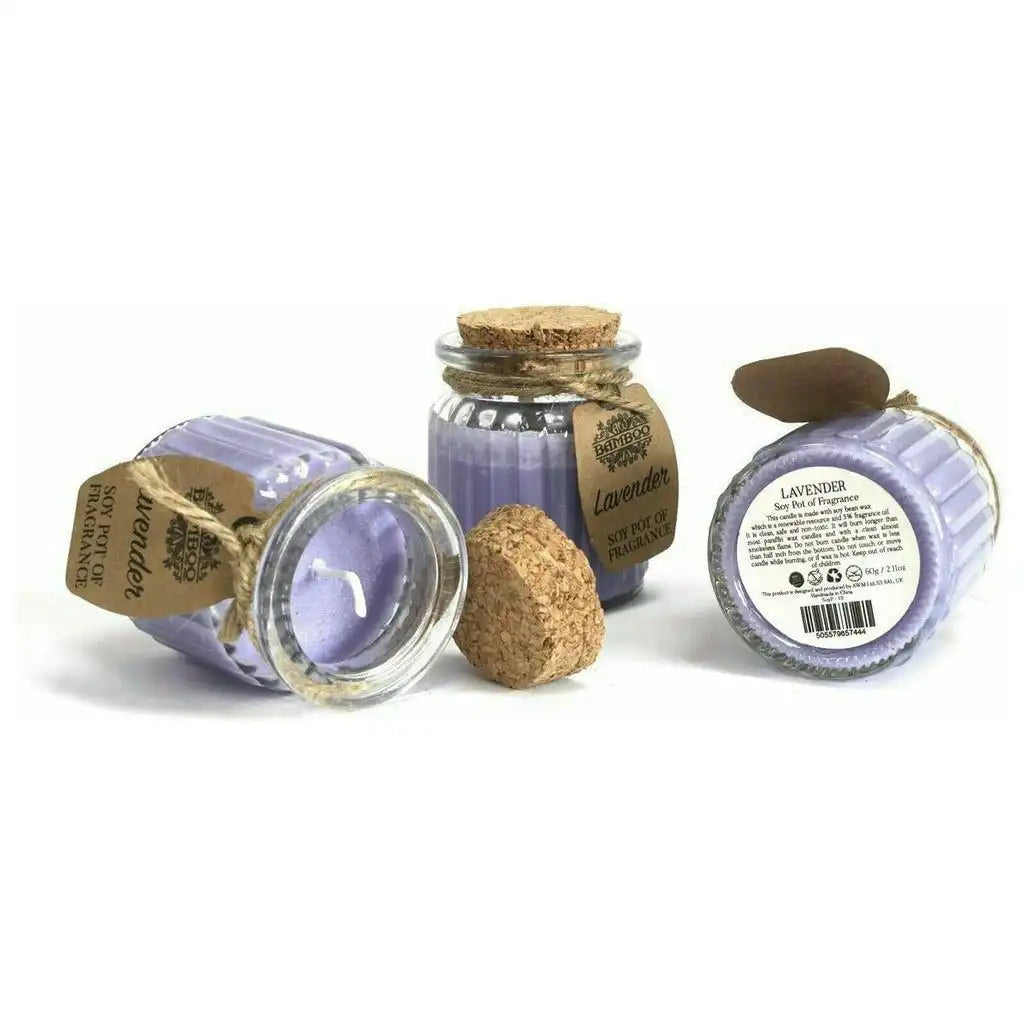 AW Bamboo Soy Wax Jar Candles - Set of 2 - Eco-Friendly Plastic Free Scented Candles Home & Garden > Decor > Home Fragrances > Candles > Soy Wax Candles > Eco-Friendly Candles emmy-jane-boutique.myshopify.com