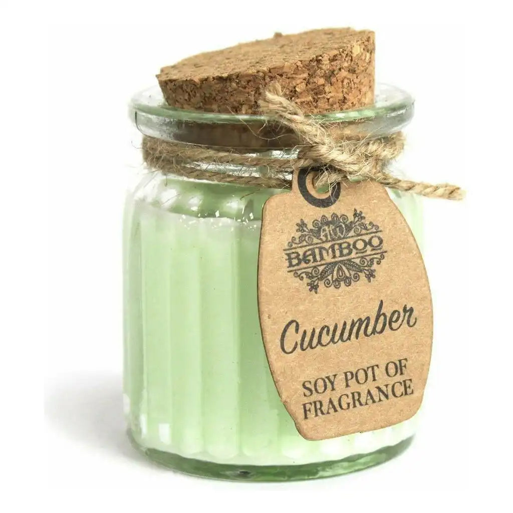 AW Bamboo Soy Wax Jar Candles - Set of 2 - Eco-Friendly Plastic Free Scented Candles Home & Garden > Decor > Home Fragrances > Candles > Soy Wax Candles > Eco-Friendly Candles emmy-jane-boutique.myshopify.com