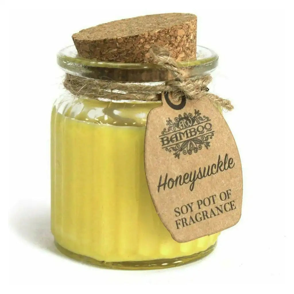 AW Bamboo Soy Wax Jar Candles - Set of 2 - Eco-Friendly Plastic Free Scented Candles Home & Garden > Decor > Home Fragrances > Candles > Soy Wax Candles > Eco-Friendly Candles emmy-jane-boutique.myshopify.com