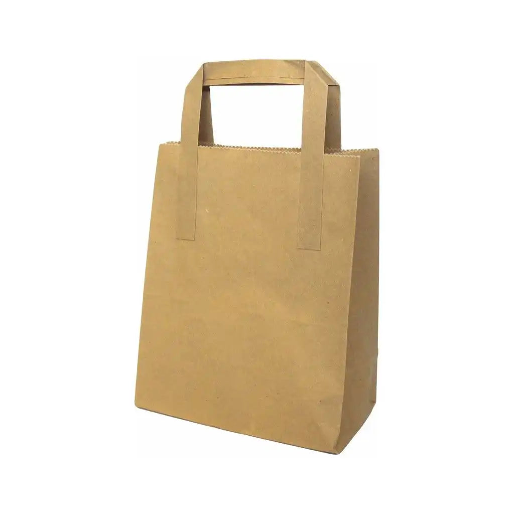 Emmy Jane Paper Carrier Bags - Recycled & Recyclable - 2 Sizes - White or Brown Arts & Entertainment > Party & Celebration > Gift Giving > Gift Wrapping > Gift Bags > Plain Paper Gift Bags > Paper Carrier Bags > Recycled Paper Bags emmy-jane-boutique.myshopify.com