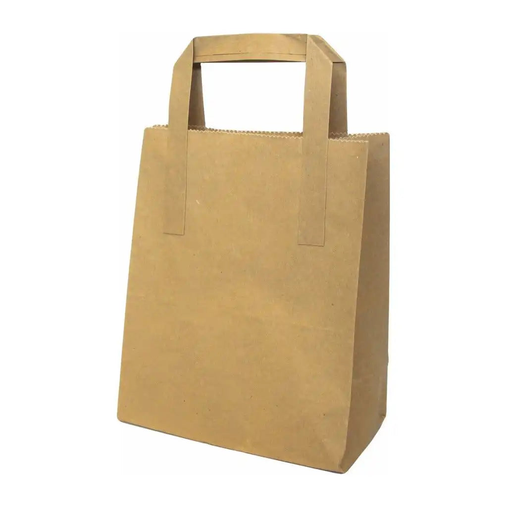 Emmy Jane Paper Carrier Bags - Recycled & Recyclable - 2 Sizes - White or Brown Arts & Entertainment > Party & Celebration > Gift Giving > Gift Wrapping > Gift Bags > Plain Paper Gift Bags > Paper Carrier Bags > Recycled Paper Bags emmy-jane-boutique.myshopify.com