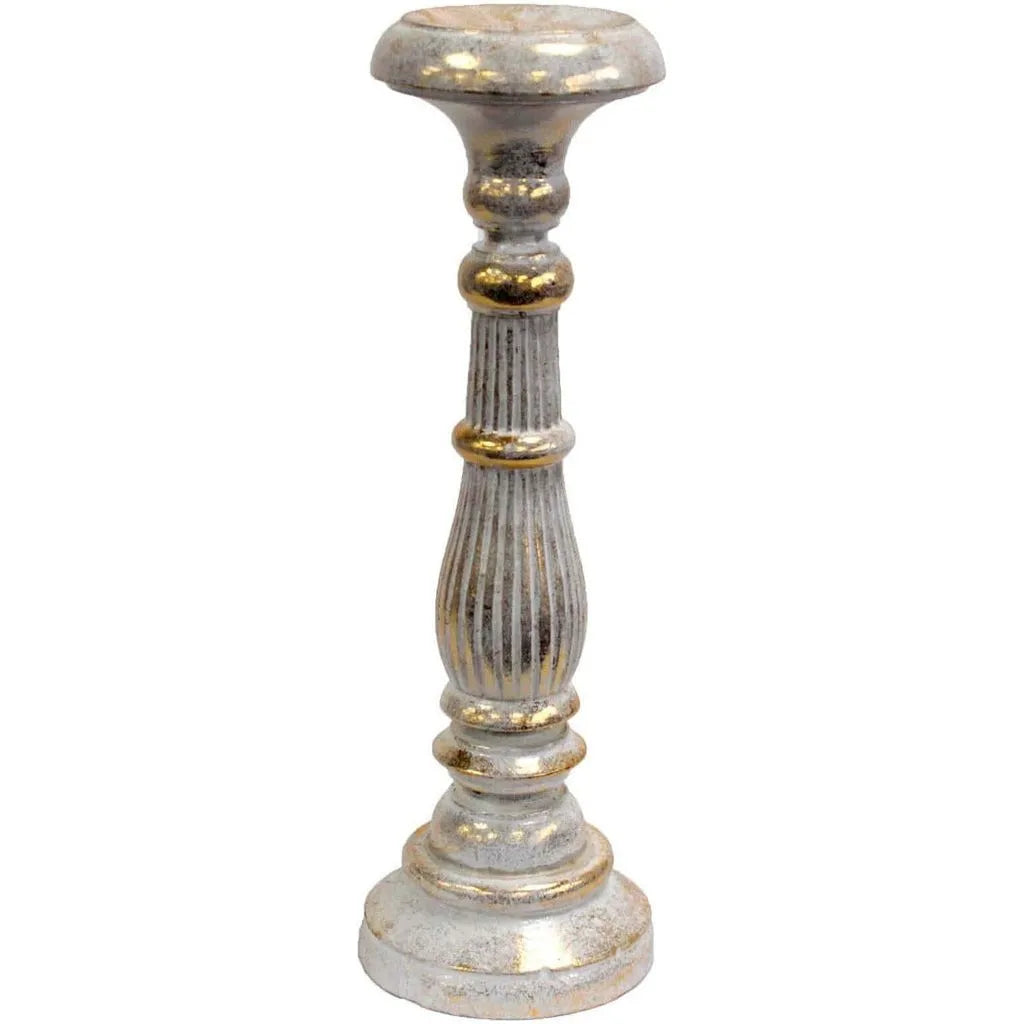 Emmy Jane Hand Carved Vintage Style Wooden Candle Stands - Sustainable Albesia Wood Home & Garden > Decor > Home Fragrance Accessories > Candle Holders > Wooden Candlesticks emmy-jane-boutique.myshopify.com