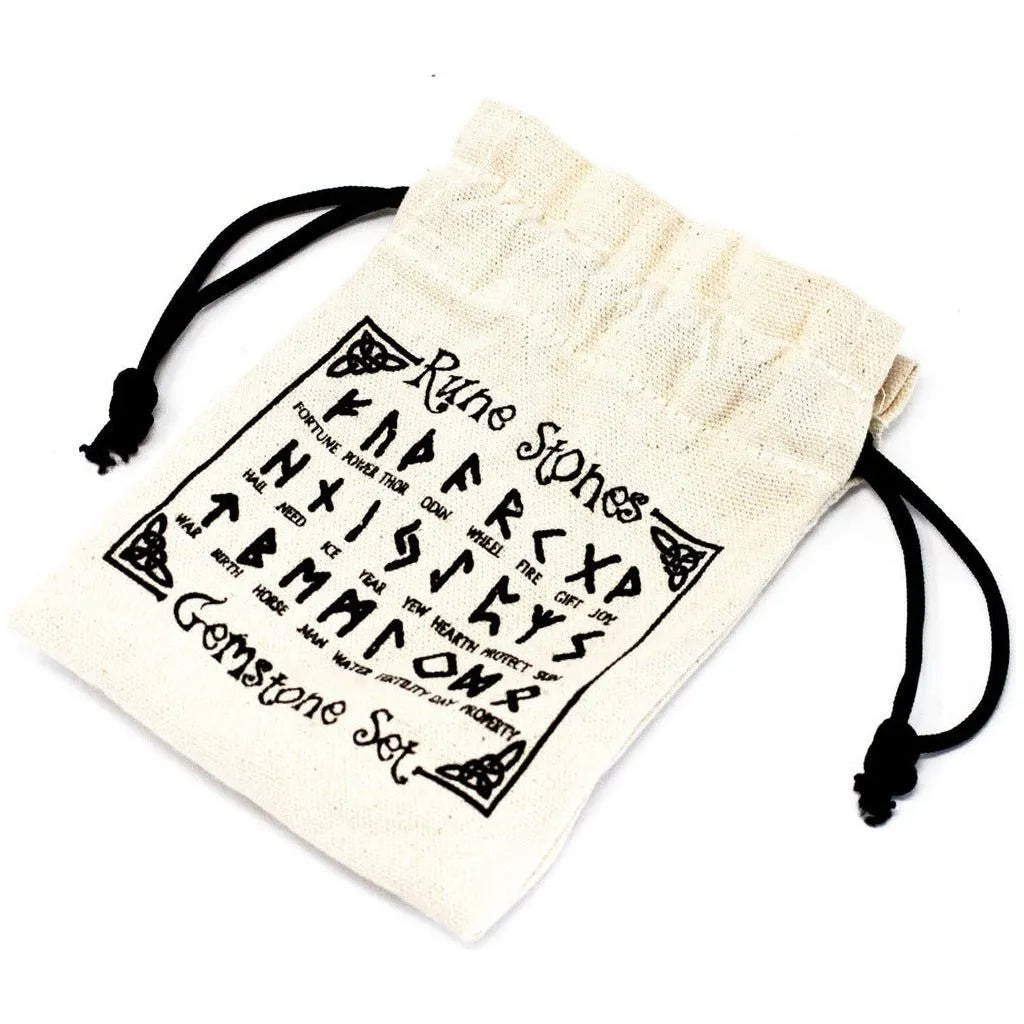 Ancient Wisdom Rune Stones Gift Sets in Pouches - Rune Stone Set - 25 Stones & Storage Pouch Arts & Entertainment > Hobbies & Creative Arts > Magic & Novelties > Rune Stone Sets emmy-jane-boutique.myshopify.com