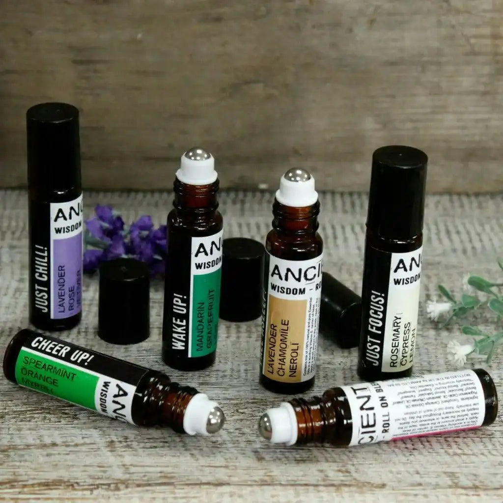 Ancient Wisdom Roll On Essential Oil Blends - Aromatherapy Oils - Ancient Wisdom Health & Beauty > Personal Care > Cosmetics > Perfume & Cologne > Roll On Essential Oil Blends > Aromatherapy Roll Ons emmy-jane-boutique.myshopify.com