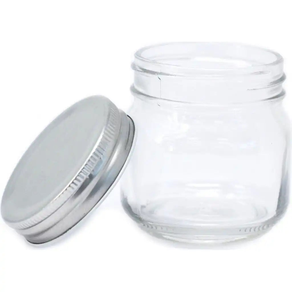 Emmy Jane Small Glass Jam Jars - Pack of 6 - Home Storage Containers Home & Garden > Household Supplies > Storage & Organisation > Household Storage Containers > Eco Friendly Storage Jars emmy-jane-boutique.myshopify.com
