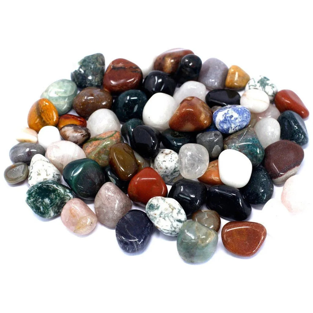 Ancient Wisdom Mixed Gemstone Chips - Choose from 8 Varieties - Decorative Stones Arts & Entertainment > Hobbies & Creative Arts > Arts & Crafts > Art & Crafting Materials > Embellishments > Trims > Loose Stones > Decorative Stones > Mixed Gemstone Chips emmy-jane-boutique.myshopify.com