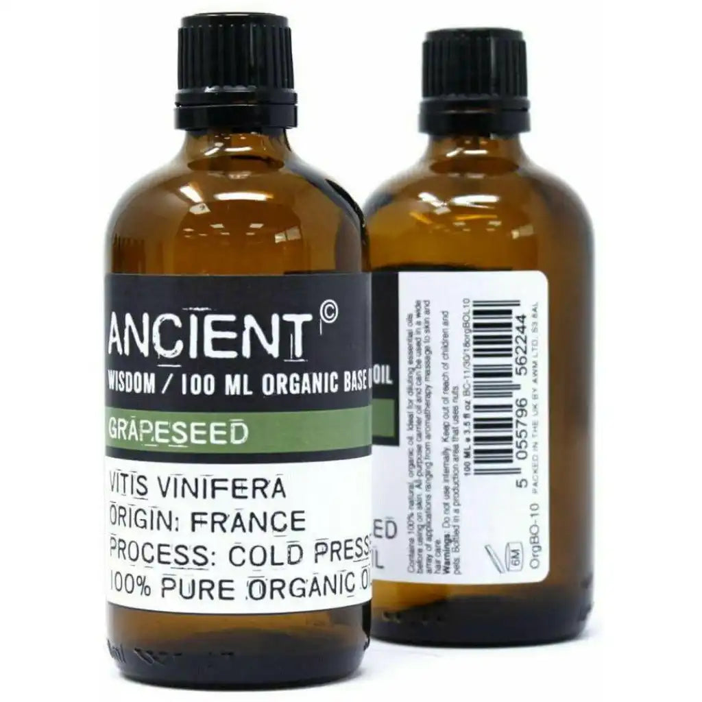 Ancient Wisdom Organic Aromatherapy Base Oils - 100ml - 5 Varieties Health & Beauty > Personal Care > Cosmetics > Skin Care > Lotion & Moisturize > Oils > Aromatherapy Base Oils > Organic Base Oils emmy-jane-boutique.myshopify.com