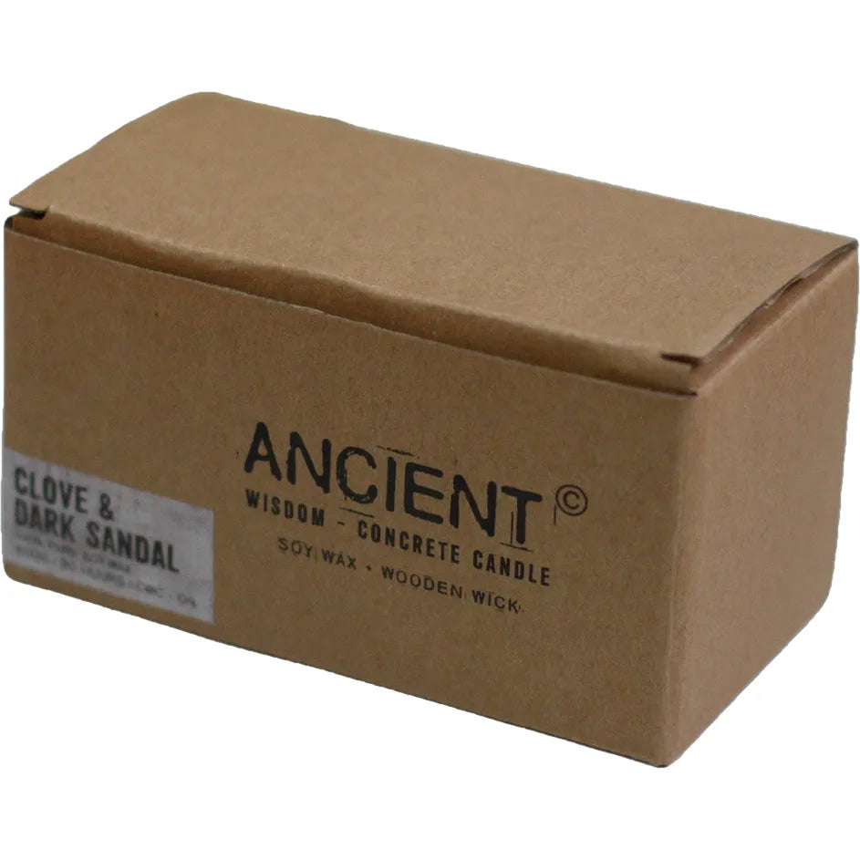 Ancient Wisdom Concrete Wooden Wick Soy Wax Candles - Long Burning - 6 Great Scents Home & Garden > Decor > Home Fragrances > Candles > Concrete Wooden Wick Soy Wax Candles > Long Burning Candles emmy-jane-boutique.myshopify.com