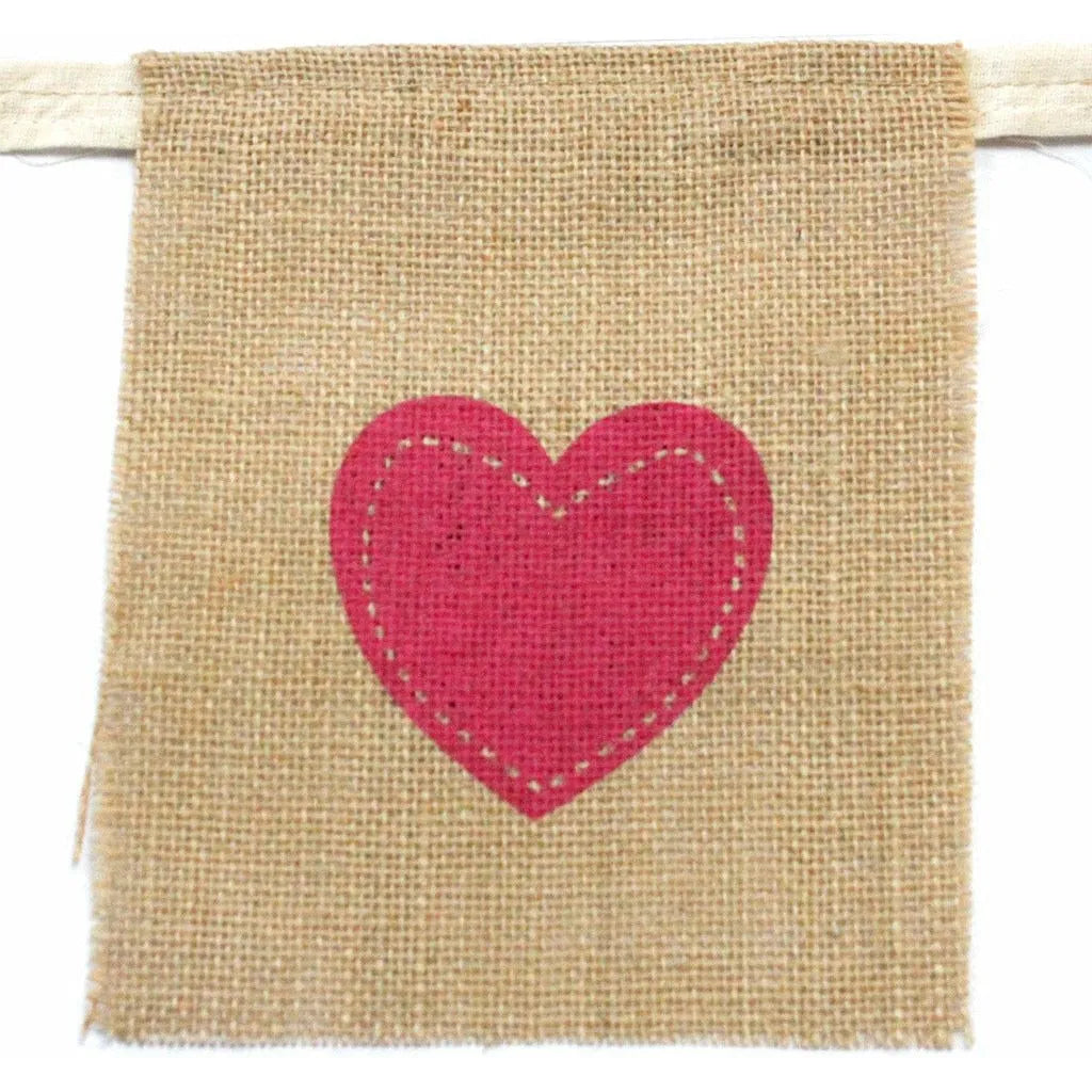 Ancient Wisdom Natural Eco Friendly Jute Bunting - I Love You Wedding Bunting Home & Garden > Decor > Novelty Signs > Bunting > Natural Eco Friendly Jute Bunting > Wedding Bunting > I love you Bunting > Heart Bunting emmy-jane-boutique.myshopify.com
