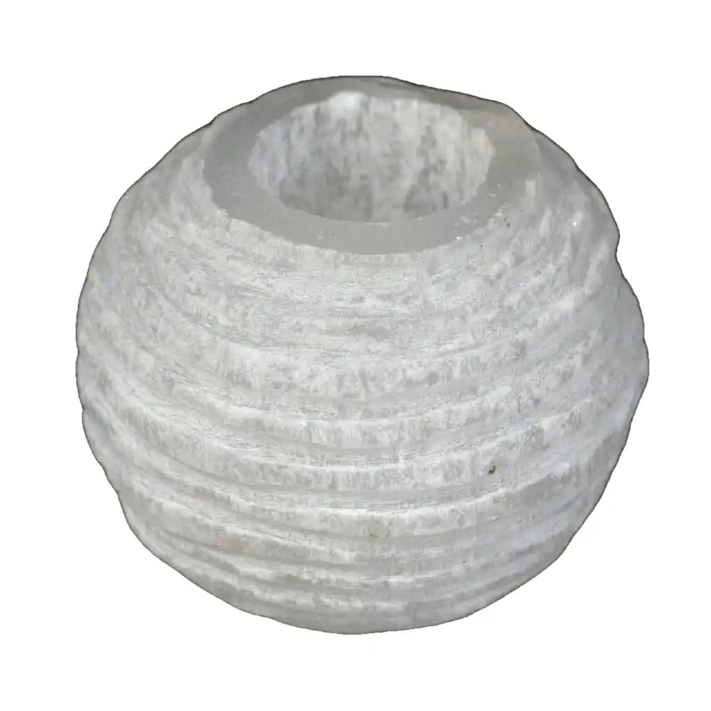 Emmy Jane Natural Selenite Crystal Candle Tealight Holders - 6 Styles & Sizes Home & Garden > Decor > Home Fragrance Accessories > Candle Holders > Tealight Holders > Natural Selenite Crystal Candle Holders emmy-jane-boutique.myshopify.com