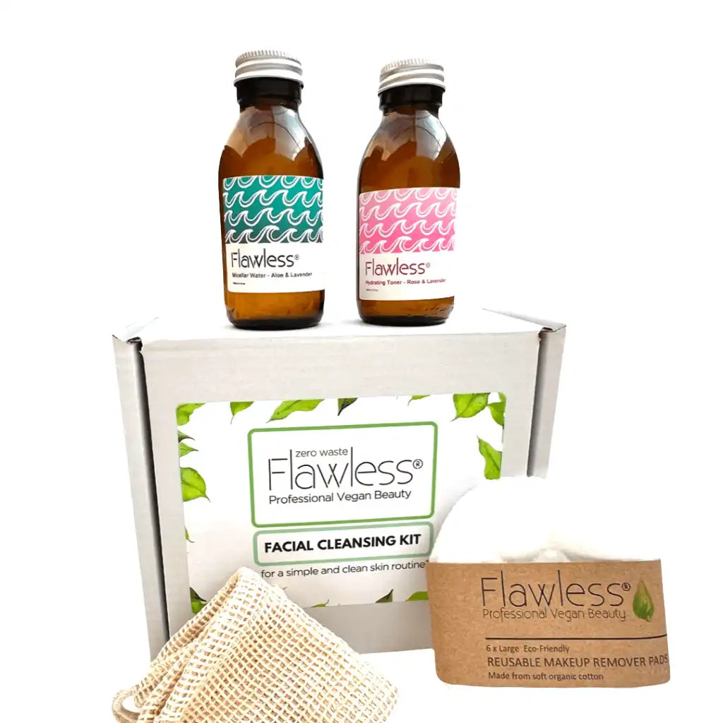 Flawless Zero Waste Facial Cleansing Kit - Vegan & Plastic-Free Skincare emmy-jane-boutique.myshopify.com