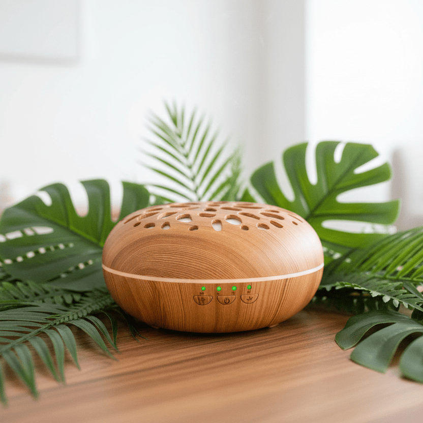 Aromatherapy Essential Oil Diffuser Gift Set with 2 Premium Oil Blends