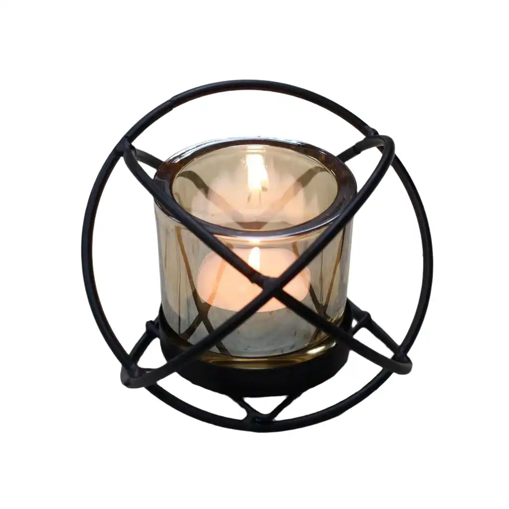 Ancient Wisdom Iron Votive Tea Light Candle Holder - 1 Cup Single Ball - Black Home & Garden > Decor > Home Fragrance Accessories > Candle Holders > Tealight Holders > Centerpiece Iron Votive Tea Light Candle Holder emmy-jane-boutique.myshopify.com