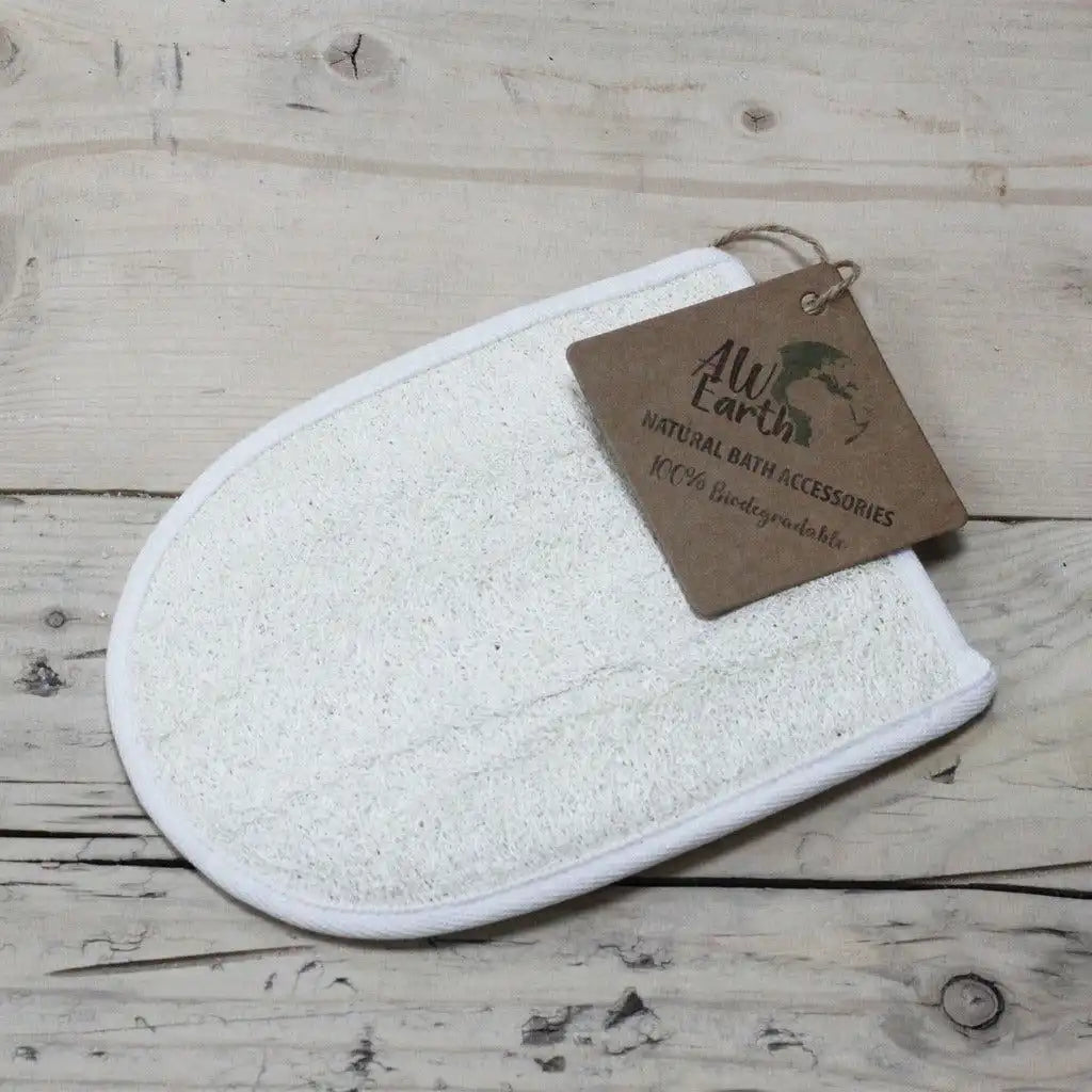 AW Earth Natural Loofah Biodegradable Exfoliating Body Scrubs - Plastic Free Health & Beauty > Personal Care > Cosmetics > Bath & Body > Bath Sponges & Loofahs > Eco-Friendly Body Scrubs & Sponges > Natural Loofah Biodegradable Exfoliating Body Scrubs > Plastic Free Body Scrubs emmy-jane-boutique.myshopify.com