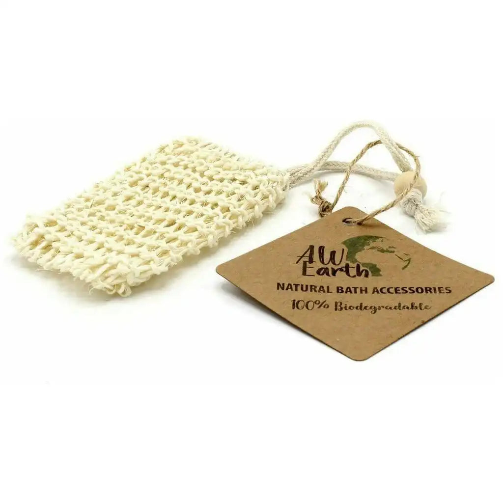 AW Earth Soap Bags - Natural Biodegradable Soap Bags - Sisal Bamboo or Jute Health & Beauty > Personal Care > Cosmetics > Bath & Body > Bar Soap > Soap Bags > Eco-Friendly Soap Bags emmy-jane-boutique.myshopify.com