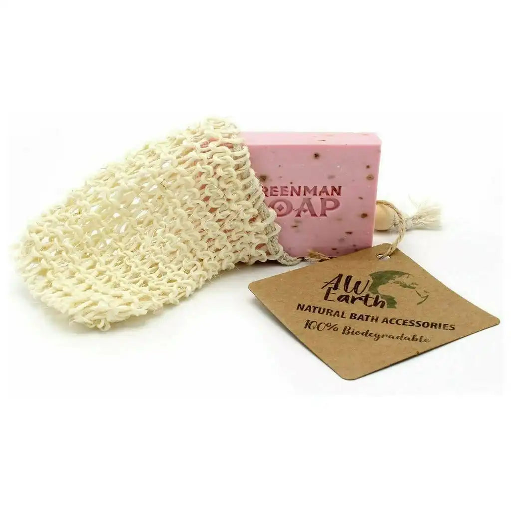 AW Earth Soap Bags - Natural Biodegradable Soap Bags - Sisal Bamboo or Jute Health & Beauty > Personal Care > Cosmetics > Bath & Body > Bar Soap > Soap Bags > Eco-Friendly Soap Bags emmy-jane-boutique.myshopify.com