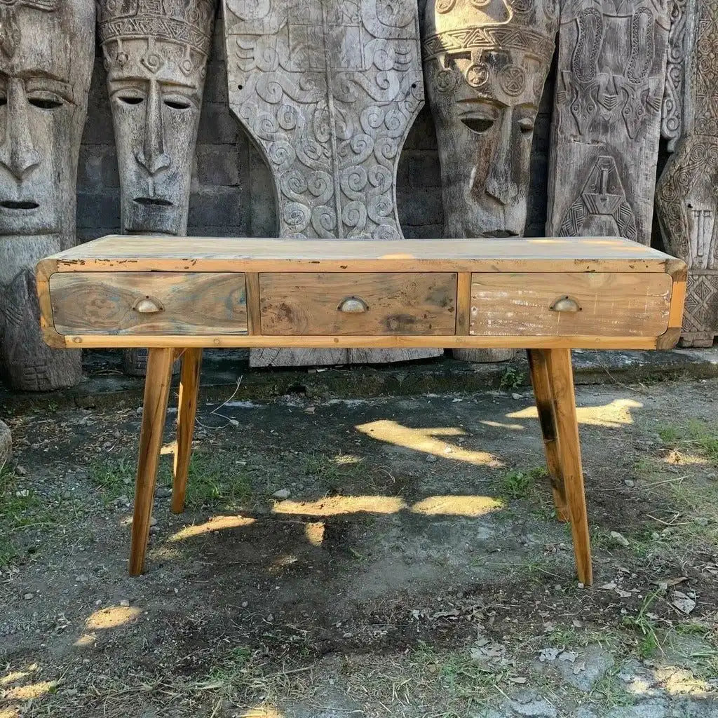 Emmy Jane Console Table - Upcycled Teak Wood from Retired Fishing Boats Furniture > Tables > Accent Tables > Console Tables > Recyled Wooden Furniture > Upcycled wooden console tables emmy-jane-boutique.myshopify.com