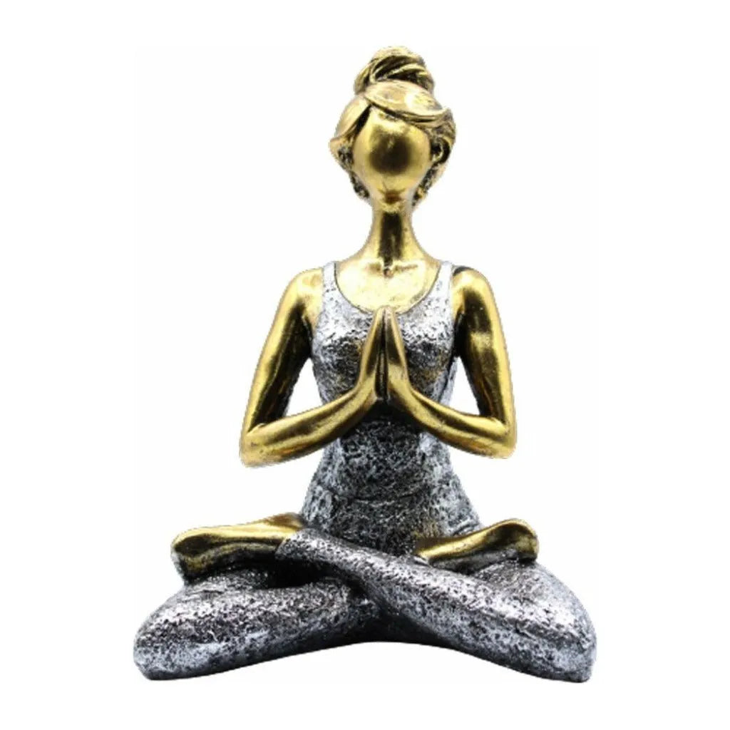 Ancient Wisdom Handcrafted Indonesian Yoga Lady Figures - Gifts for Yoga Lovers Home & Garden > Decor > Artwork > Sculptures & Statues > Handcrafted Indonesian Yoga Lady Figures emmy-jane-boutique.myshopify.com