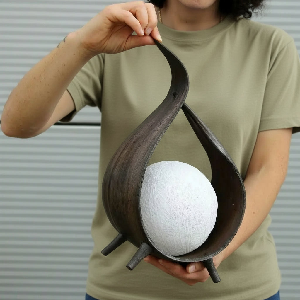 Ancient Wisdom Natural Coconut Lamps Handmade In Indonesia- 6 Great Styles Home & Garden > Lighting > Lamps > Handmade Indonesian Natural Coconut Lamps emmy-jane-boutique.myshopify.com