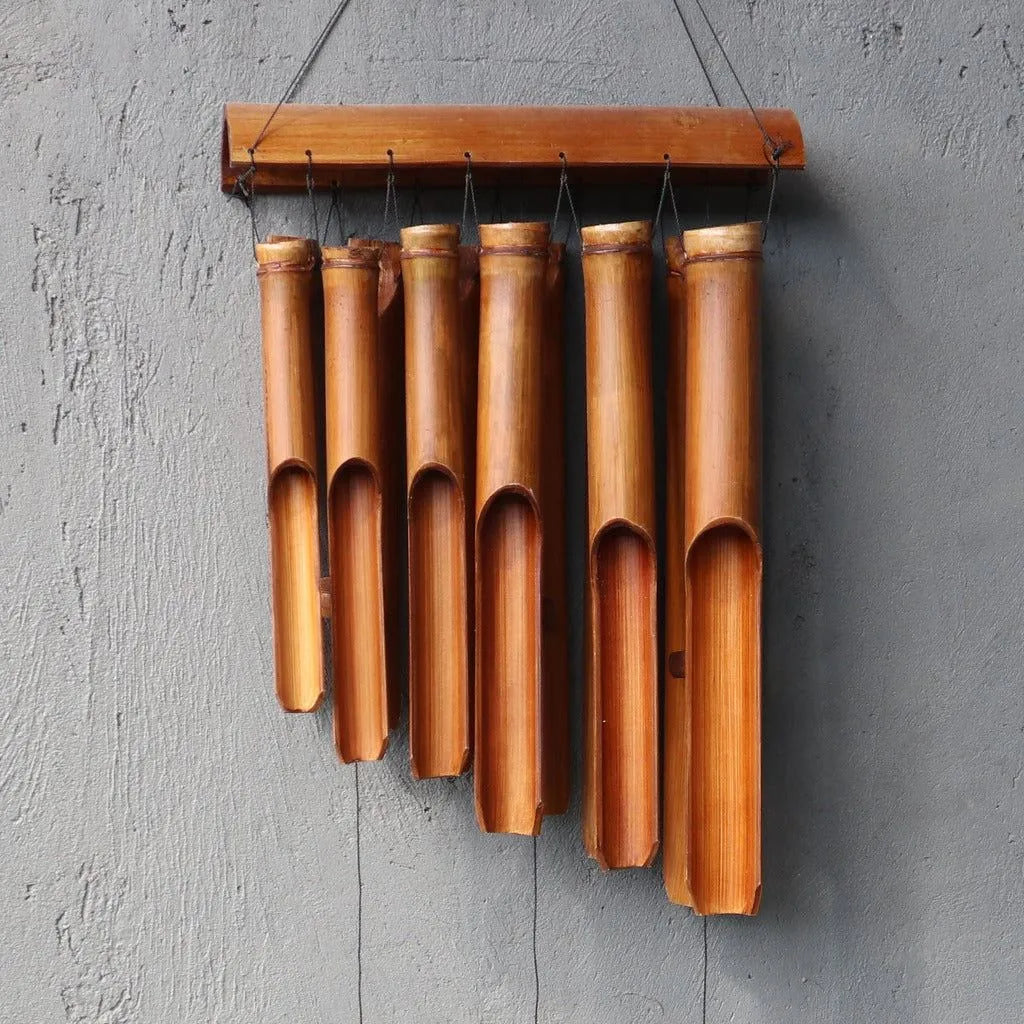 Ancient Wisdom Bamboo Mountain Wind Chimes - Natural Garden Decor - 3 Sizes Home & Garden > Decor > Wind Chimes > Bamboo Mountain Wind Chimes emmy-jane-boutique.myshopify.com
