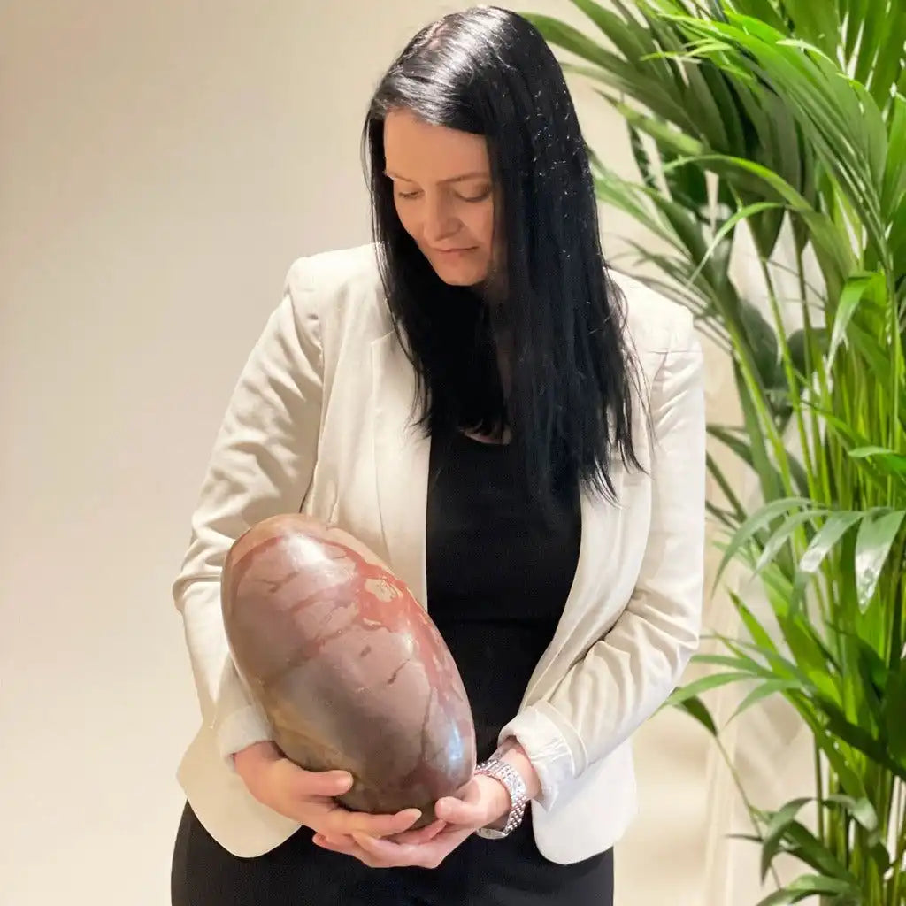 Ancient Wisdom Natural River Stones - Indian Shiva Lingam Stones - 5 Sizes - Alternative Gift Arts & Entertainment > Hobbies & Creative Arts > Arts & Crafts > Art & Crafting Materials > Embellishments & Trims > Loose Stones emmy-jane-boutique.myshopify.com