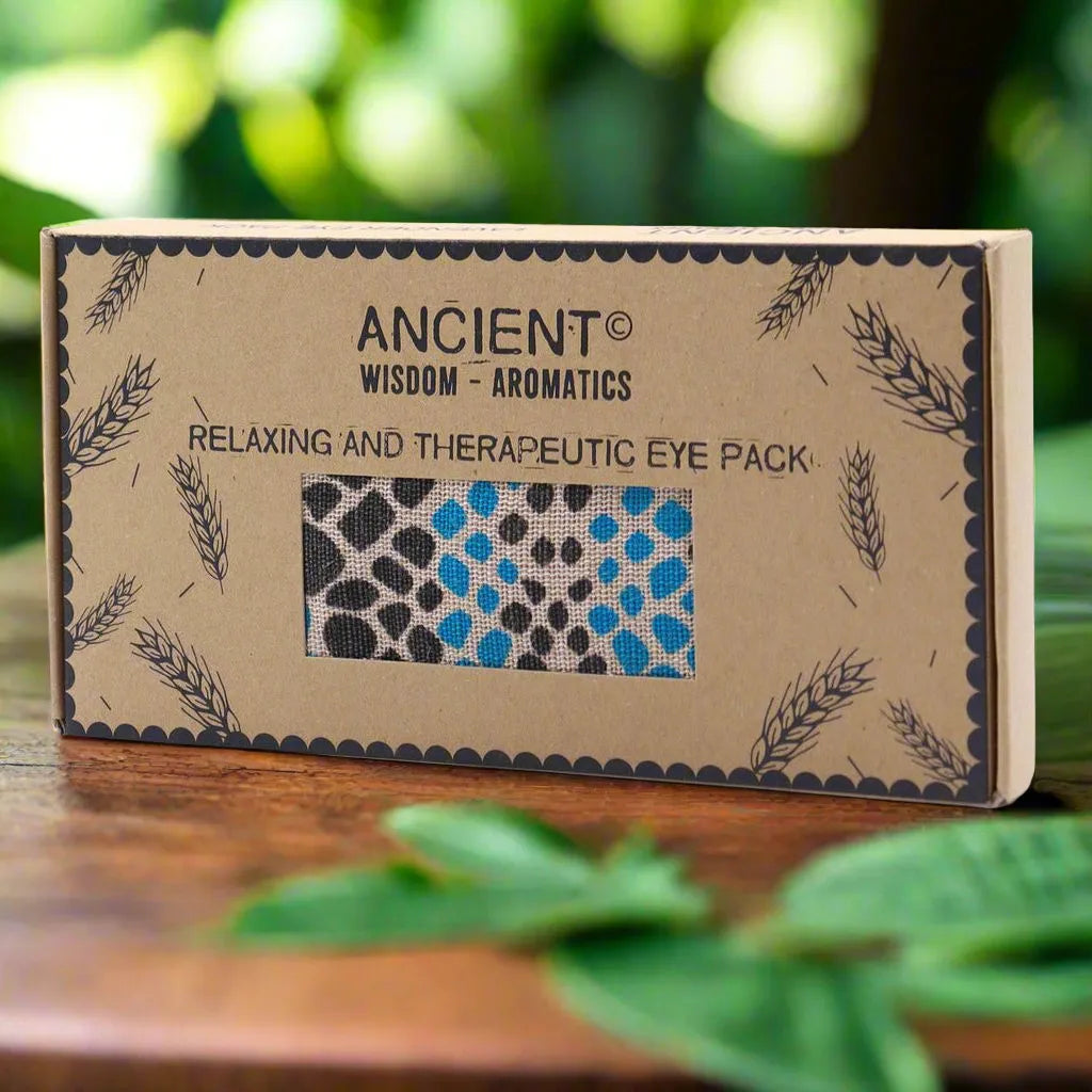 Ancient Wisdom Relaxing Cotton Eye Pillow with Essential Oils in a Gift Box - Lavender & Wheat Health & Beauty > Personal Care > Sleeping Aids > Eye Masks > Eye Pillows > Relaxing Cotton Eye Pillow with Essential Oils in a Gift Box > Lavender Eye Pillows emmy-jane-boutique.myshopify.com