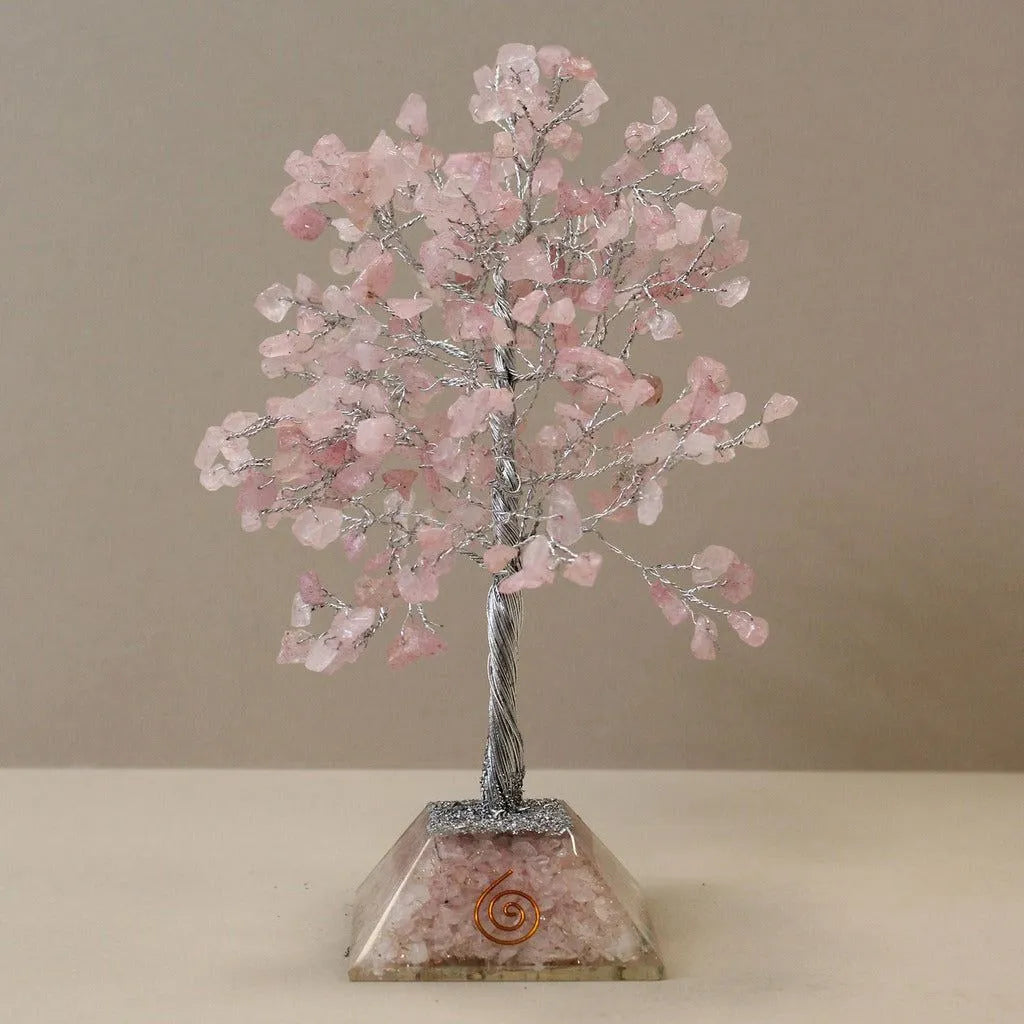 Emmy Jane Gemstone Tree with Orgonite Base - Amethyst Rose Quartz or Moss Agate Home & Garden > Decor > Artificial Flora > Gemstone Trees emmy-jane-boutique.myshopify.com