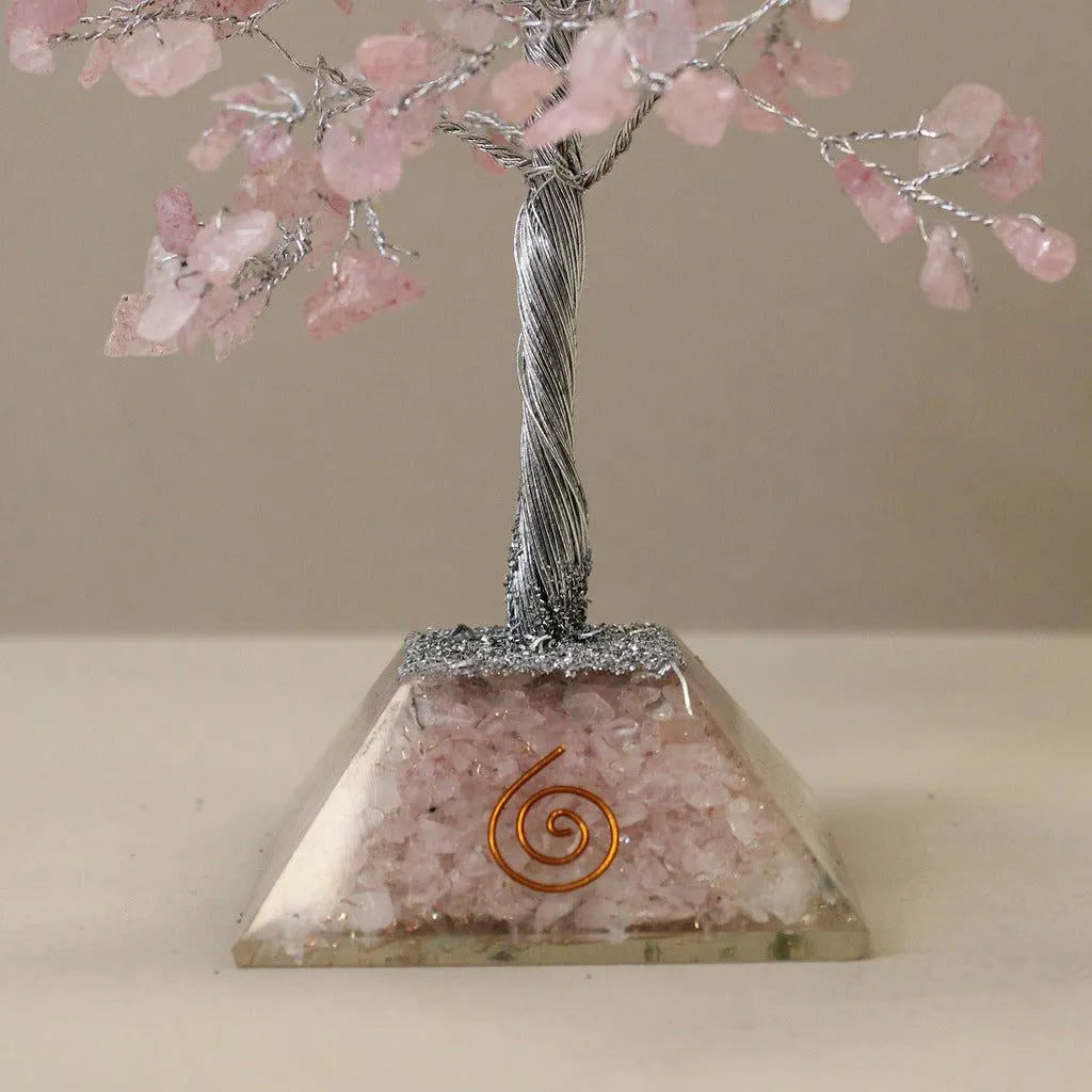 Emmy Jane Gemstone Tree with Orgonite Base - Amethyst Rose Quartz or Moss Agate Home & Garden > Decor > Artificial Flora > Gemstone Trees emmy-jane-boutique.myshopify.com