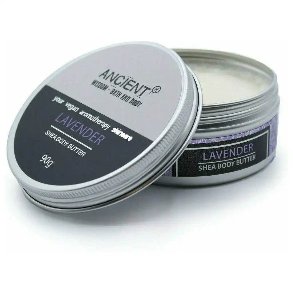 Ancient Wisdom Ancient Wisdom - Natural Aromatherapy Shea Body Butter - 90g - Vegan Friendly Health & Beauty > Personal Care > Cosmetics > Skin Care > Lotion & Moisturizer > Body Butter > Vegan Body Butter > Natural Aromatherapy Shea Body Butter emmy-jane-boutique.myshopify.com