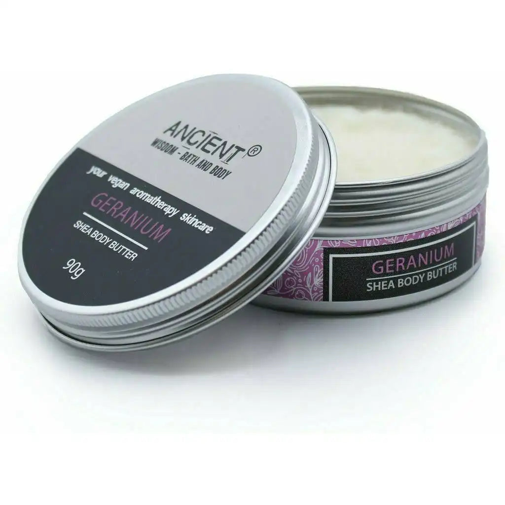 Ancient Wisdom Ancient Wisdom - Natural Aromatherapy Shea Body Butter - 90g - Vegan Friendly Health & Beauty > Personal Care > Cosmetics > Skin Care > Lotion & Moisturizer > Body Butter > Vegan Body Butter > Natural Aromatherapy Shea Body Butter emmy-jane-boutique.myshopify.com