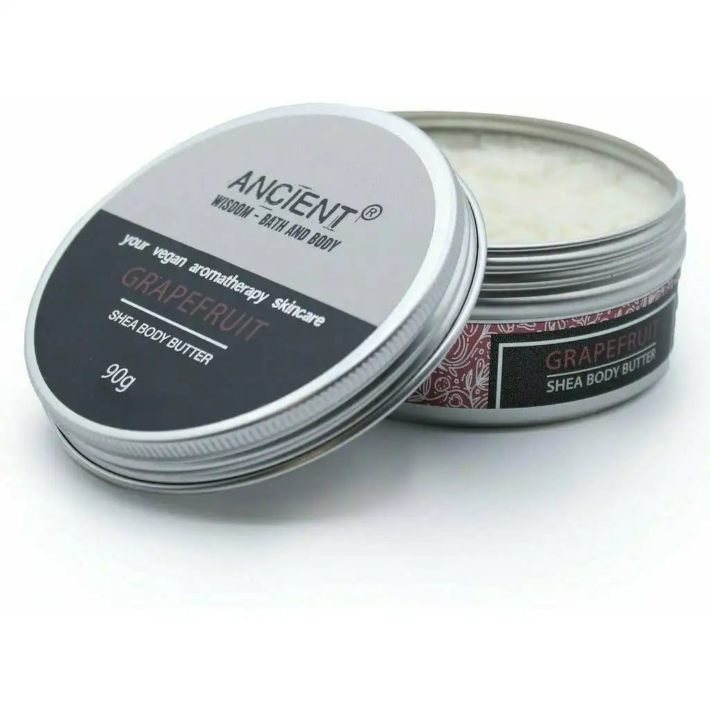 Ancient Wisdom Ancient Wisdom - Natural Aromatherapy Shea Body Butter - 90g - Vegan Friendly Health & Beauty > Personal Care > Cosmetics > Skin Care > Lotion & Moisturizer > Body Butter > Vegan Body Butter > Natural Aromatherapy Shea Body Butter emmy-jane-boutique.myshopify.com