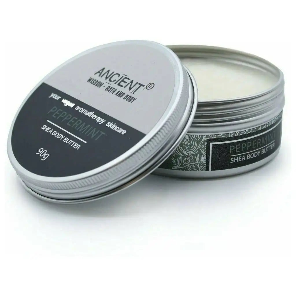 Ancient Wisdom Ancient Wisdom - Natural Aromatherapy Shea Body Butter - 90g - Vegan Friendly Health & Beauty > Personal Care > Cosmetics > Skin Care > Lotion & Moisturizer > Body Butter > Vegan Body Butter > Natural Aromatherapy Shea Body Butter emmy-jane-boutique.myshopify.com