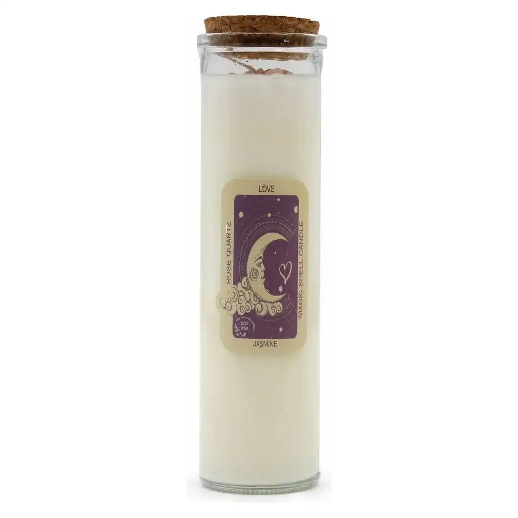 Ancient Wisdom Magic Soy Wax and Gemstone Spell Candles - Gift Boxed - Long Burning Home & Garden > Decor > Home Fragrances > Candles > Soy Wax Candles > Magic Soy Wax and Gemstone Spell Candles > Gift Boxed Candles > Long Burning Candles emmy-jane-boutique.myshopify.com