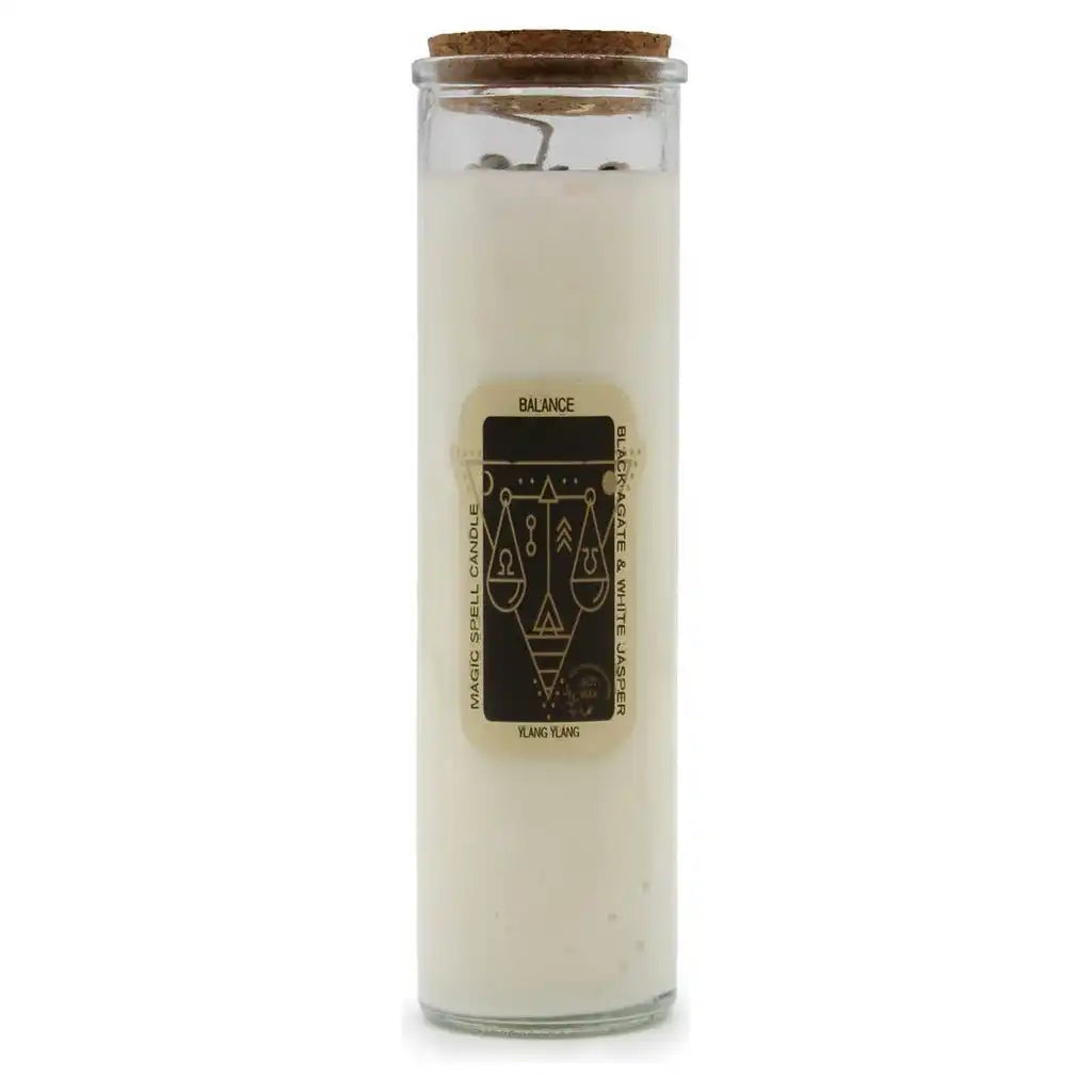 Ancient Wisdom Magic Soy Wax and Gemstone Spell Candles - Gift Boxed - Long Burning Home & Garden > Decor > Home Fragrances > Candles > Soy Wax Candles > Magic Soy Wax and Gemstone Spell Candles > Gift Boxed Candles > Long Burning Candles emmy-jane-boutique.myshopify.com