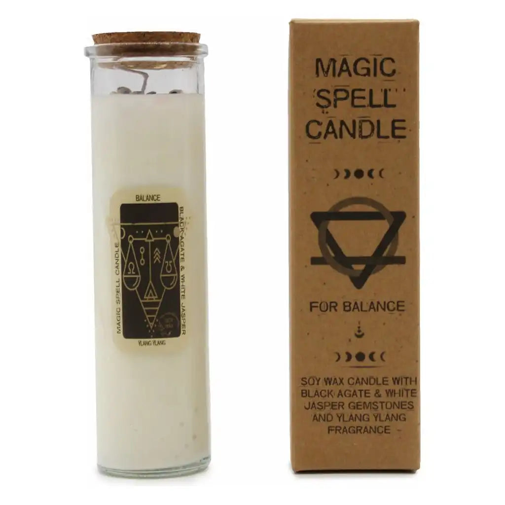 Ancient Wisdom Magic Soy Wax and Gemstone Spell Candles - Gift Boxed - Long Burning Home & Garden > Decor > Home Fragrances > Candles > Soy Wax Candles > Magic Soy Wax and Gemstone Spell Candles > Gift Boxed Candles > Long Burning Candles emmy-jane-boutique.myshopify.com