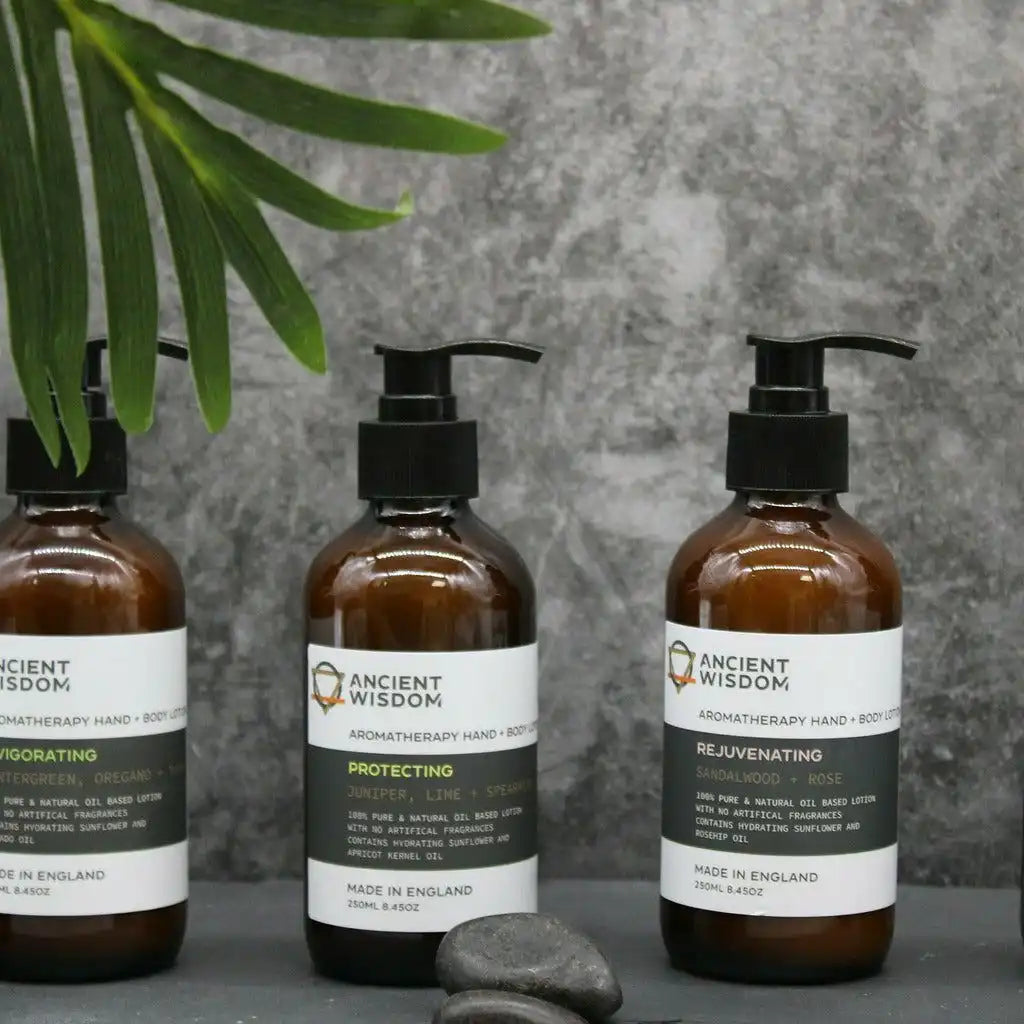 Ancient Wisdom Aromatherapy Hand & Body Lotion - 100% Pure & Natural - Vegan Health & Beauty > Personal Care > Cosmetics > Skin Care > Lotion & Moisturizer > Body Cream > Aromatherapy Hand & Body Lotion > Pure & Natural Hand & Body Cream emmy-jane-boutique.myshopify.com