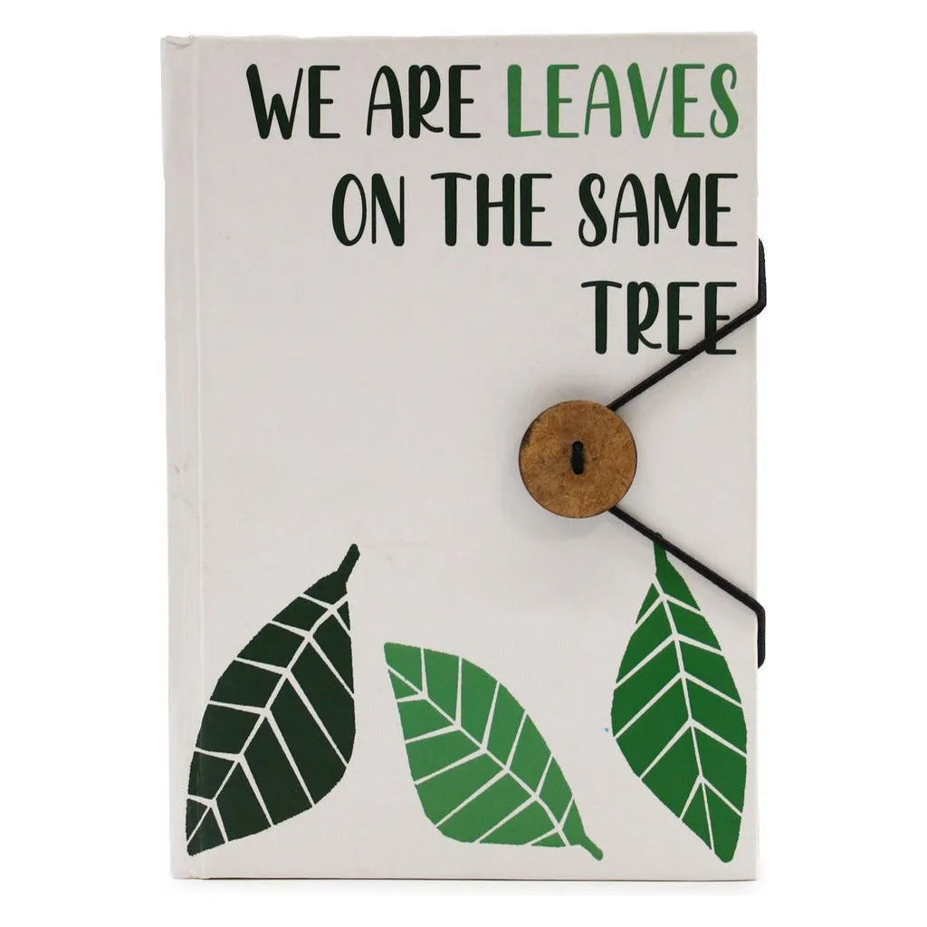 Ancient Wisdom Handmade Antique Recycled Plain Paper Notebook with Strap & Coconut Button Office Supplies > General Office Supplies > Paper Products > Notebooks & Notepads > Handmade Notebooks > Antique Recycled Plain Paper Notebook emmy-jane-boutique.myshopify.com