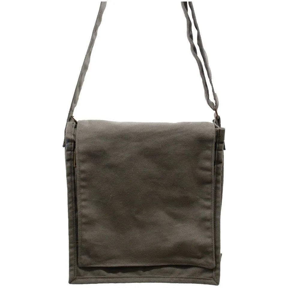cottonnotplastic.com Natural Cotton Canvas Messenger Bag - 6 Great Colours - Plastic-Free Apparel & Accessories > Handbags, Wallets & Cases > Handbags > Crossbody Bags > Messenger Bags > Natural Cotton Canvas Messenger Bags emmy-jane-boutique.myshopify.com