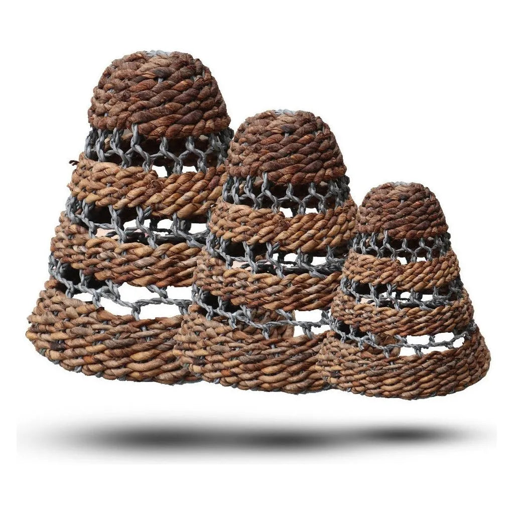 Emmy Jane Natural Lamp Shades Banana Leaf & Hitam Raffia - Handmade & Fairly Traded Home & Garden > Lighting Accessories > Lamp Shades > Natural Lampshades > Banana Leaf & Hitam Raffia Lamp Shades > Handmade Lampshades > Fairly Traded Lampshades emmy-jane-boutique.myshopify.com