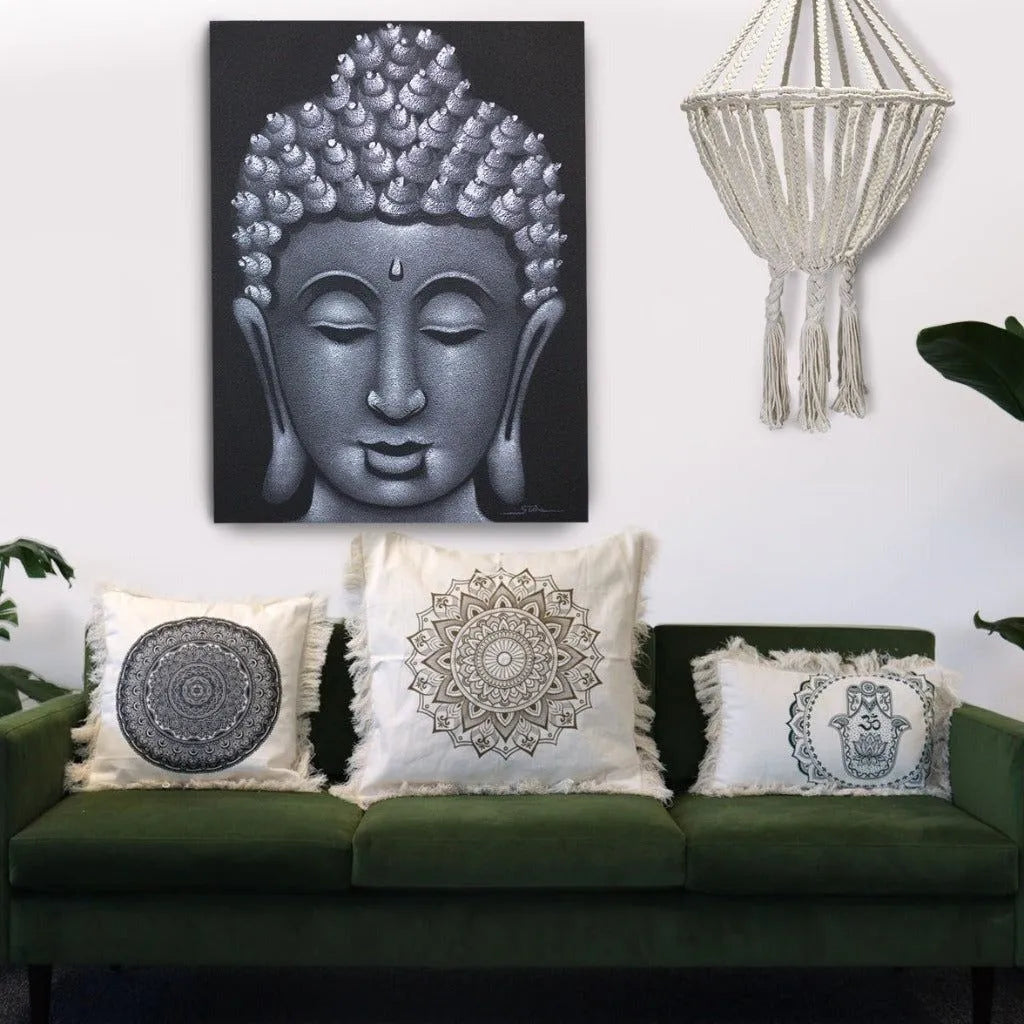 Ancient Wisdom Eco-Friendly Cotton Cushion Covers - Mandala Design - 6 Shapes & Sizes Home & Garden > Decor > Throw Pillows > Cushion Covers emmy-jane-boutique.myshopify.com