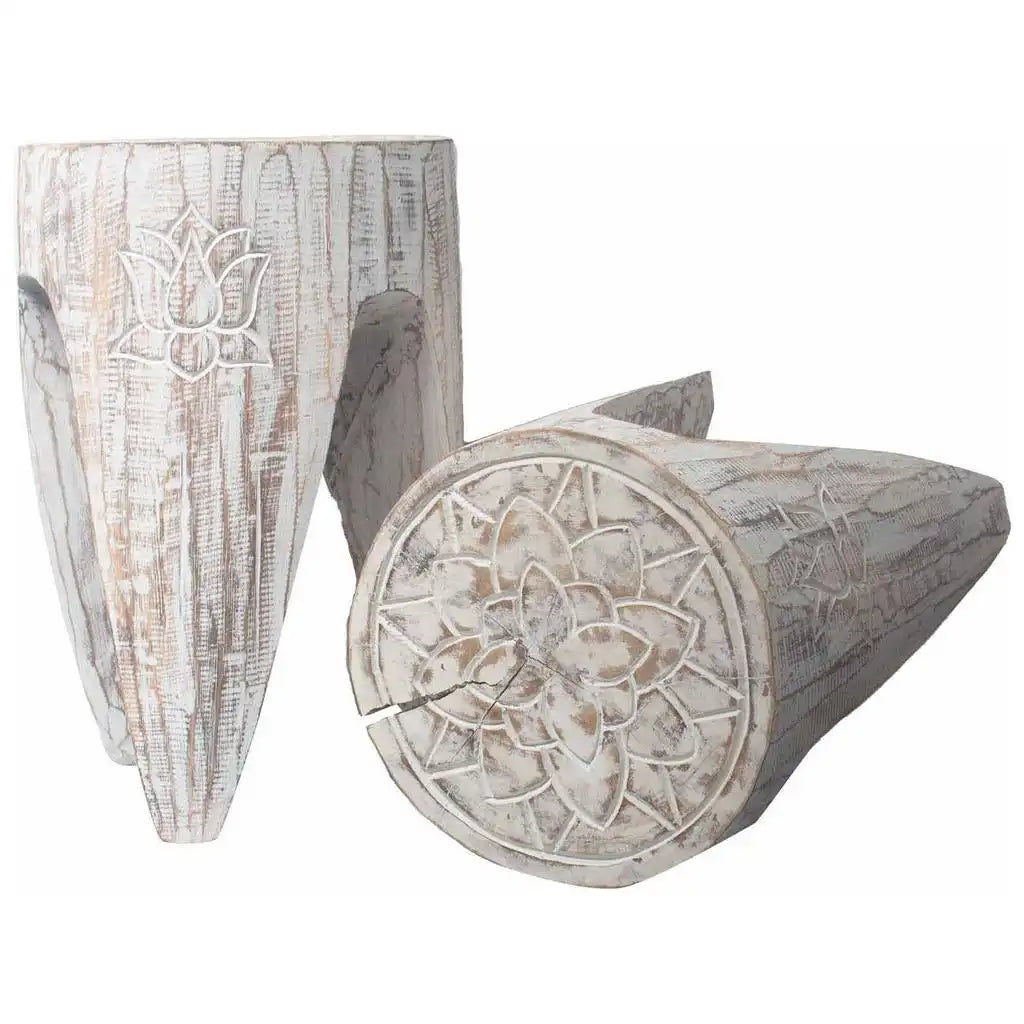 Emmy Jane Table Set of 2 - Indonesian Handmade Fairly Traded Interlocking Tribal Table Set Furniture > Tables > Accent Tables > End Tables > Table Sets > Interlocking Wooden Tribal Tables emmy-jane-boutique.myshopify.com