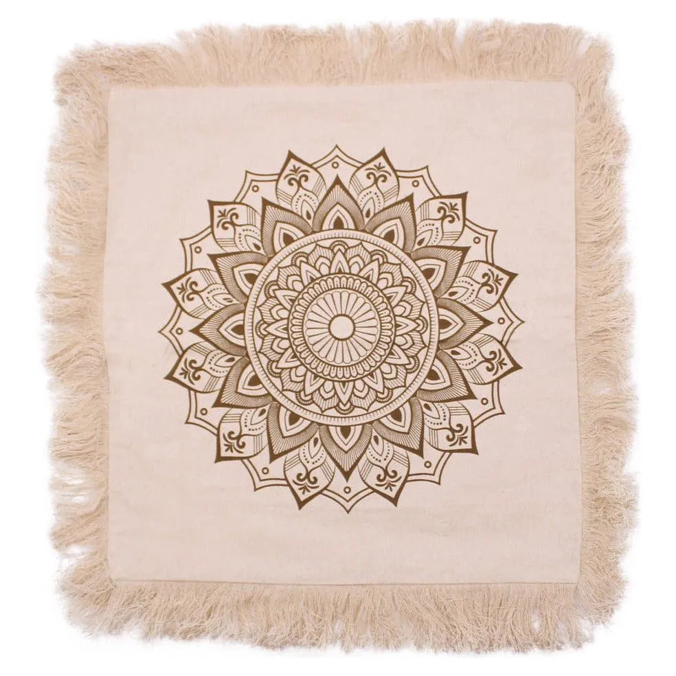 Ancient Wisdom Eco-Friendly Cotton Cushion Covers - Mandala Design - 6 Shapes & Sizes Home & Garden > Decor > Throw Pillows > Cushion Covers emmy-jane-boutique.myshopify.com