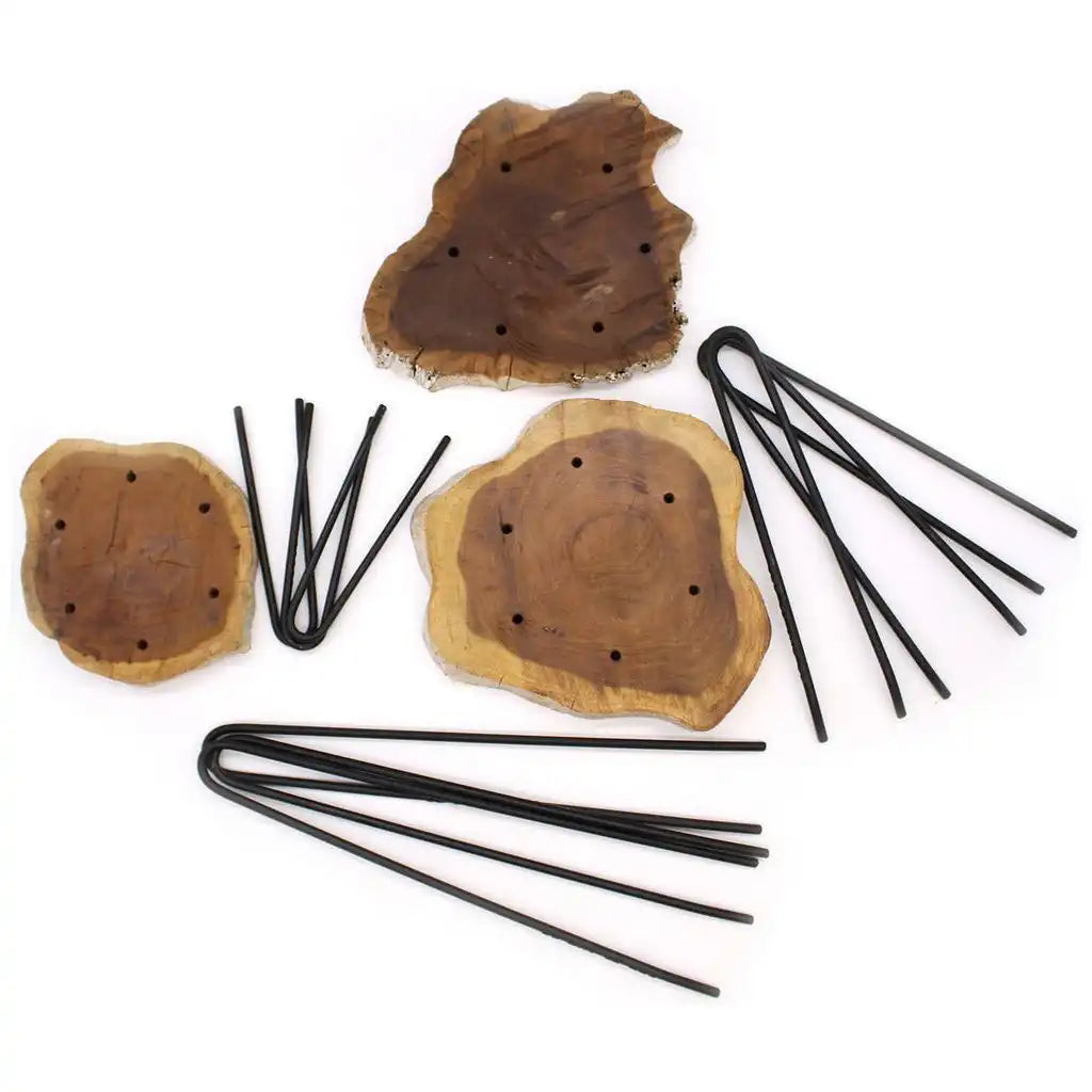 Emmy Jane Wooden Plant Stands - Indonesian Table Set - Natural Home Decor - 3 Colours Furniture > Tables > Accent Tables > End Tables > Indonesian Table Set > Wooden Plant Stands emmy-jane-boutique.myshopify.com