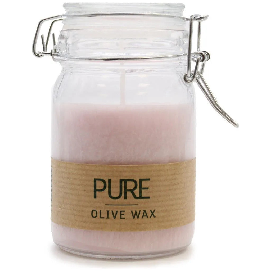 Pure Pure & Natural Olive Wax Jar Candles - Long Burning Handmade Vegan Friendly Home & Garden > Decor > Home Fragrances > Candles > Pure & Natural Candles > Olive Wax Candles > Jar Candles > Long Burning Candles > Handmade Candles > Vegan Candles emmy-jane-boutique.myshopify.com