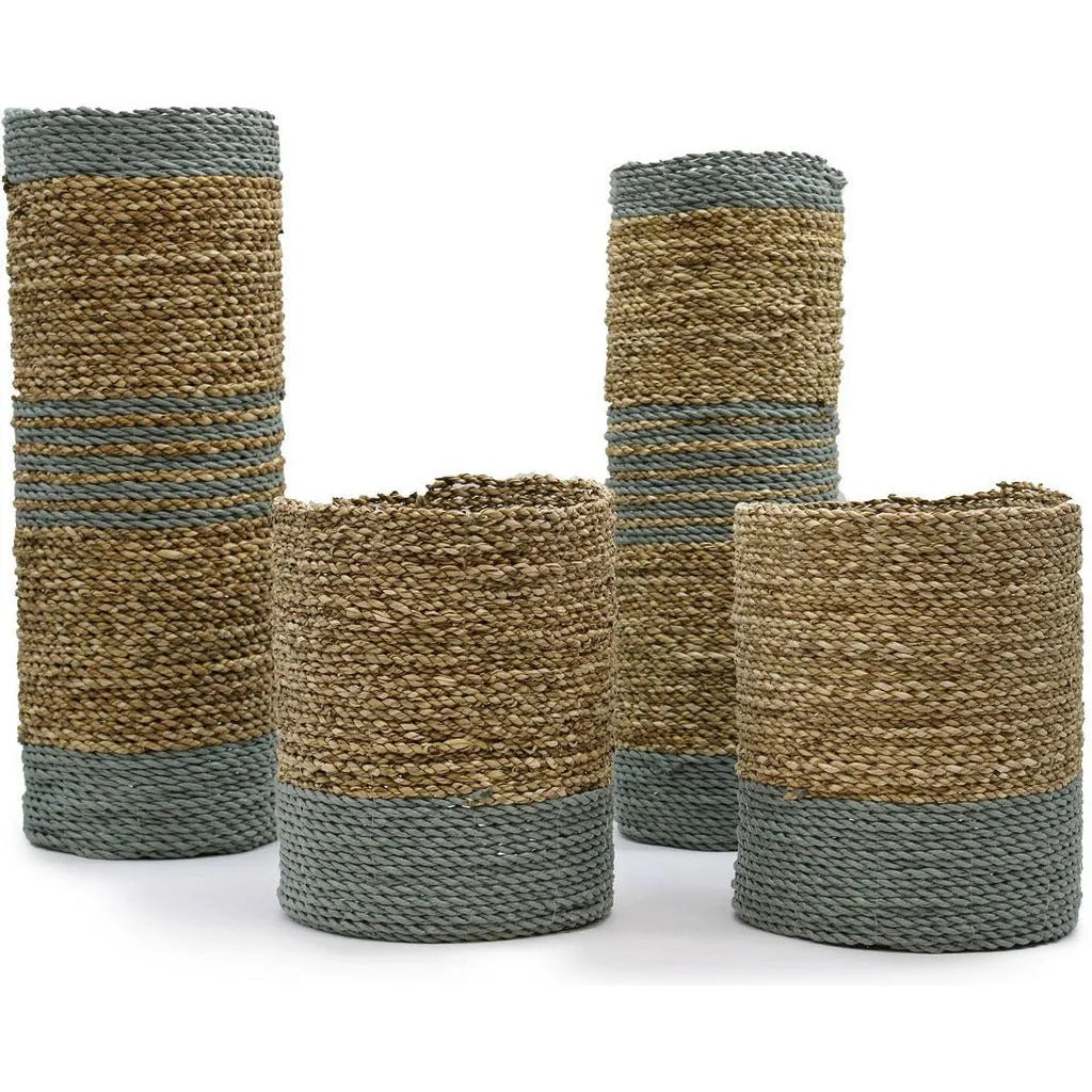 Emmy Jane Natural Home Storage - Handmade Seagrass Vase & Bins Set - Fairly Traded Home & Garden > Household Supplies > Storage & Organisation > Household Storage Containers > Storage Baskets emmy-jane-boutique.myshopify.com