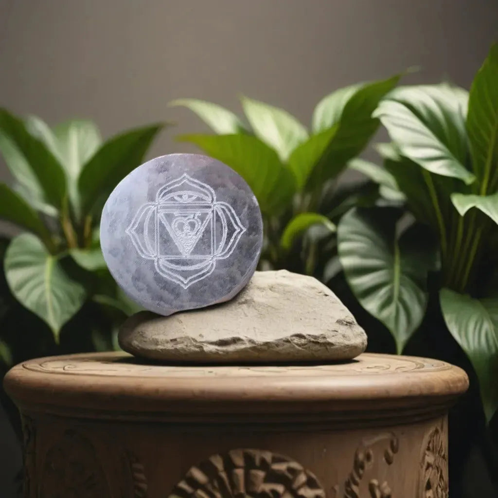 Emmy Jane Decorative Plates - Chakra Set of 7 Selenite Charging Plates Home & Garden > Decor > Decorative Plates emmy-jane-boutique.myshopify.com