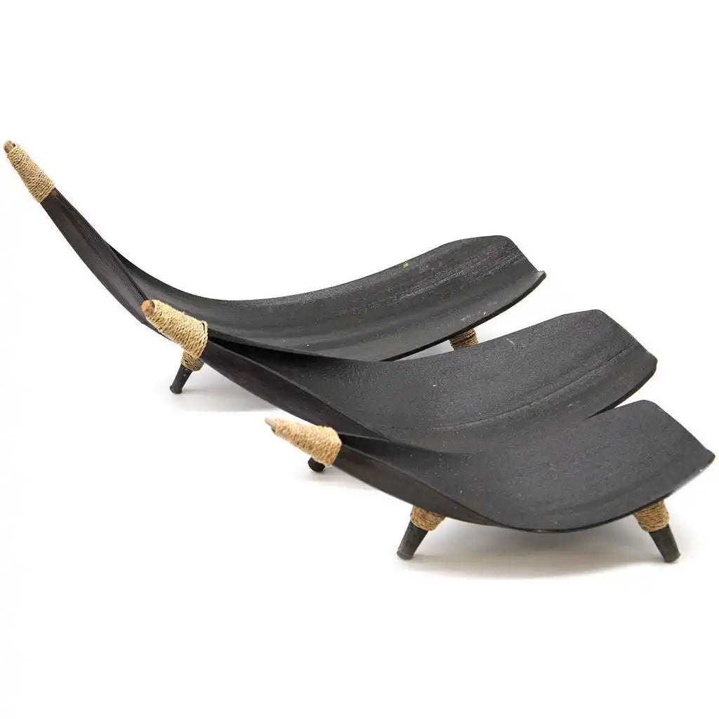 Ancient Wisdom Natural Coconut Leaf Handmade Eco-Friendly Serving Platters Fruit Bowl - Set of 3 Home & Garden > Decor > Decorative Bowls emmy-jane-boutique.myshopify.com