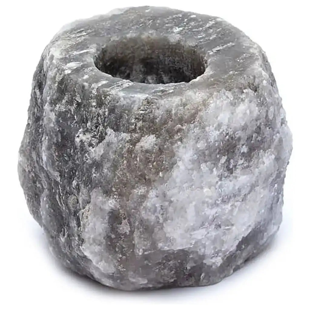 AW Home Natural Himalayan Salt Rock Tealight Candle Holders - Grey or Pink Home & Garden > Decor > Home Fragrance Accessories > Candle Holders > Tealight Holders > Natural Himalayan Salt Rock Tealight Candle Holders emmy-jane-boutique.myshopify.com