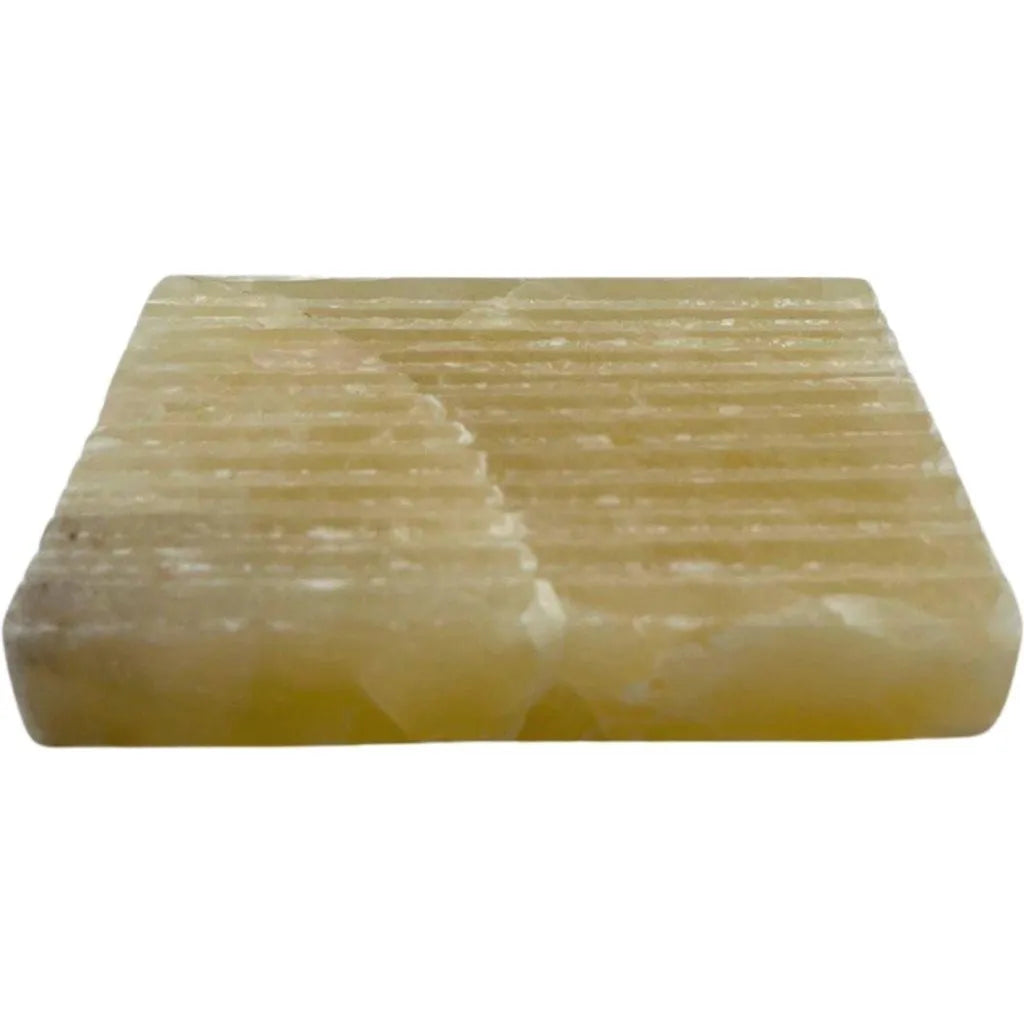 Emmy Jane Onyx Soap Dishes - Classic White Honey & Natural Home & Garden > Bathroom Accessories > Soap Dishes & Holders > Natural Soap Dishes > Onyx Soap Dishes emmy-jane-boutique.myshopify.com