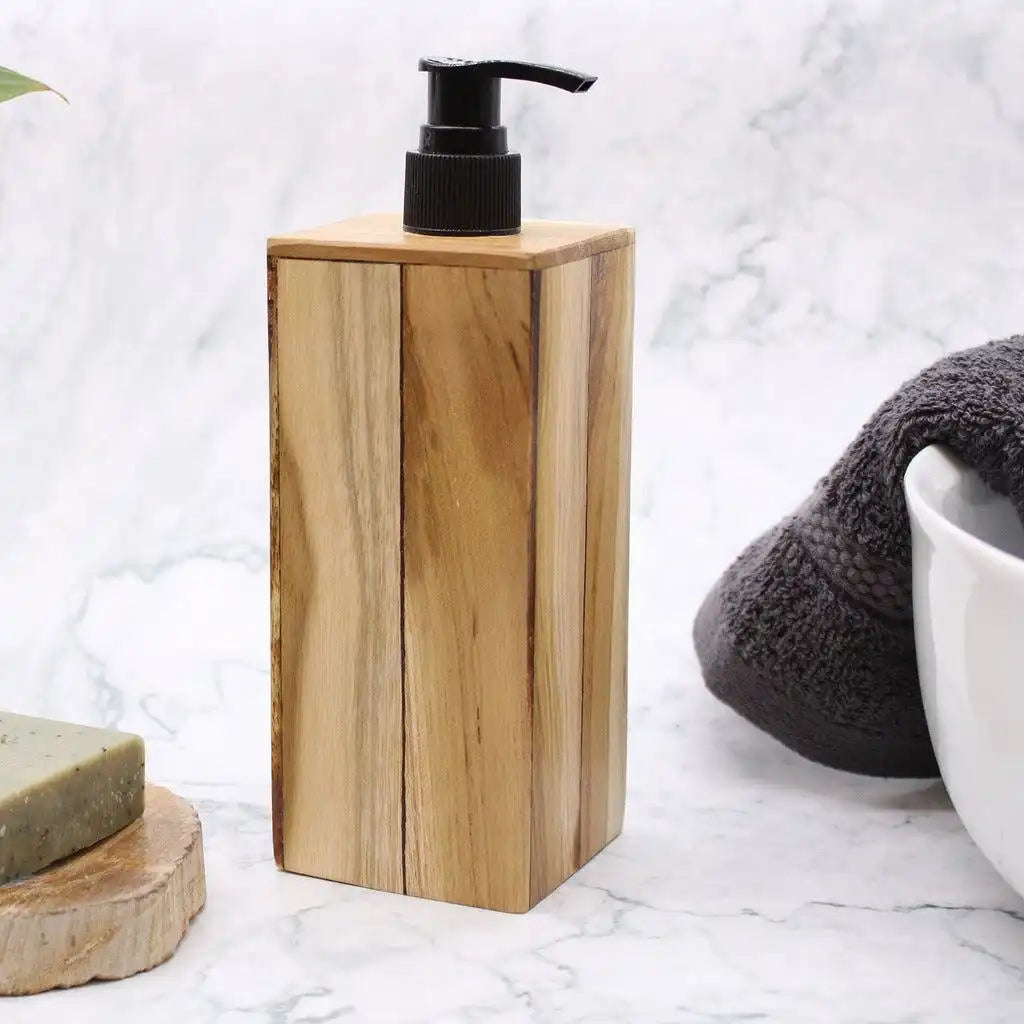 Emmy Jane Wooden Soap Dispensers - Handmade Natural Coconut & Sustainable Teak Wood Home & Garden > Bathroom Accessories > Soap & Lotion Dispensers > Handmade Natural Coconut & Sustainable Teak Wood Soap Dispensers emmy-jane-boutique.myshopify.com